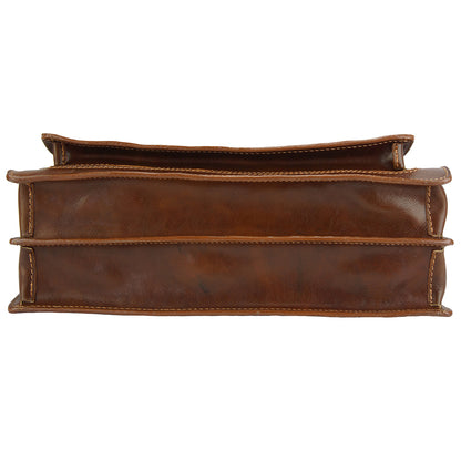 Dalmazio Leather Briefcase - Made In Italy
