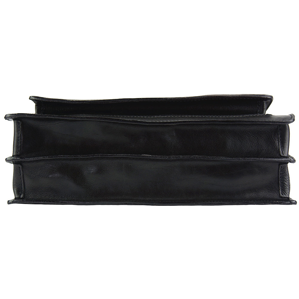 Dalmazio Leather Briefcase - Made In Italy
