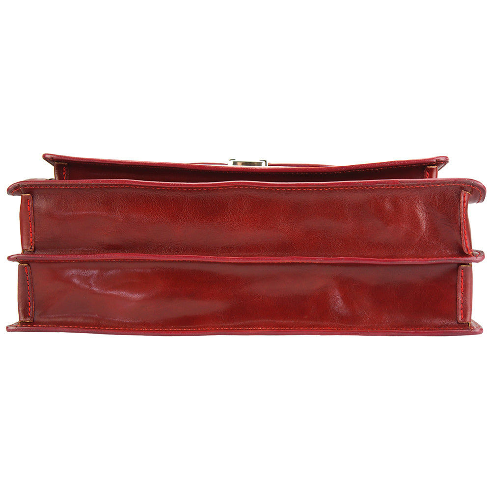 Dalmazio Leather Briefcase - Made In Italy