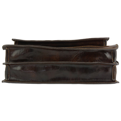 Dalmazio Leather Briefcase - Made In Italy