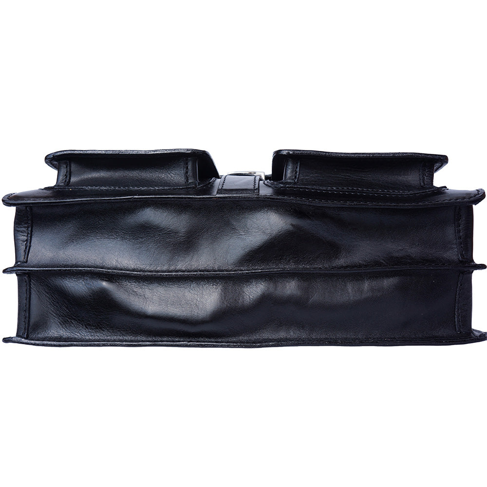 Magnate Leather Briefcase - Made In Italy