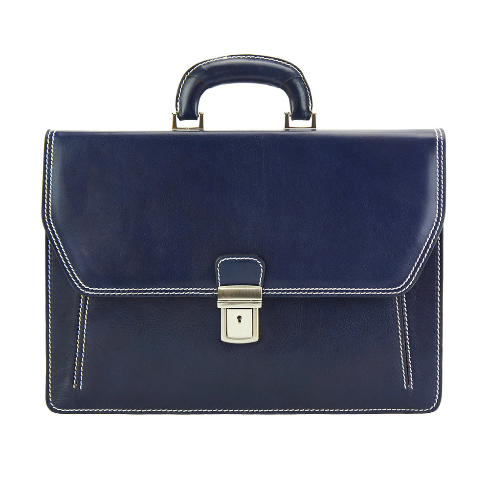 Sergio leather Mini briefcase - Made In Italy