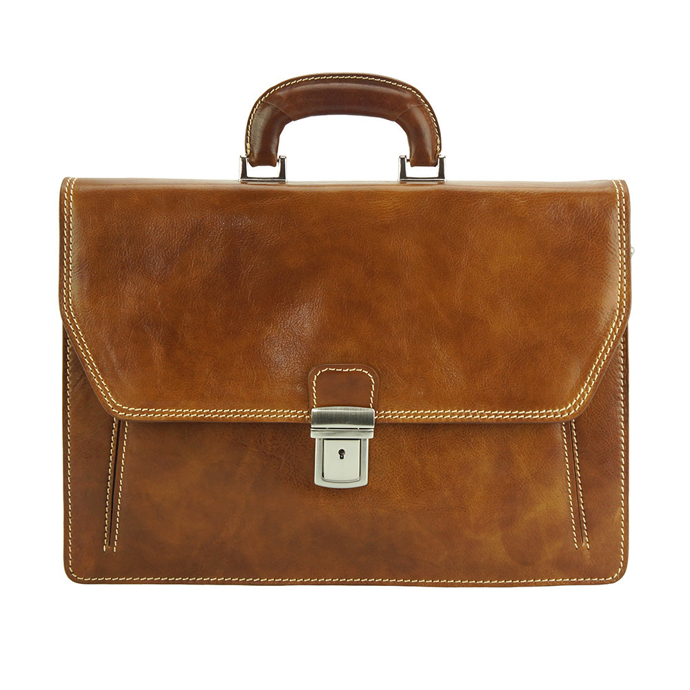 Sergio leather Mini briefcase - Made In Italy