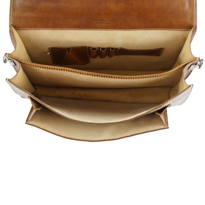 Sergio leather Mini briefcase - Made In Italy