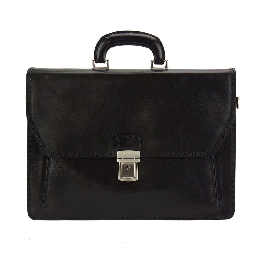 Sergio leather Mini briefcase - Made In Italy