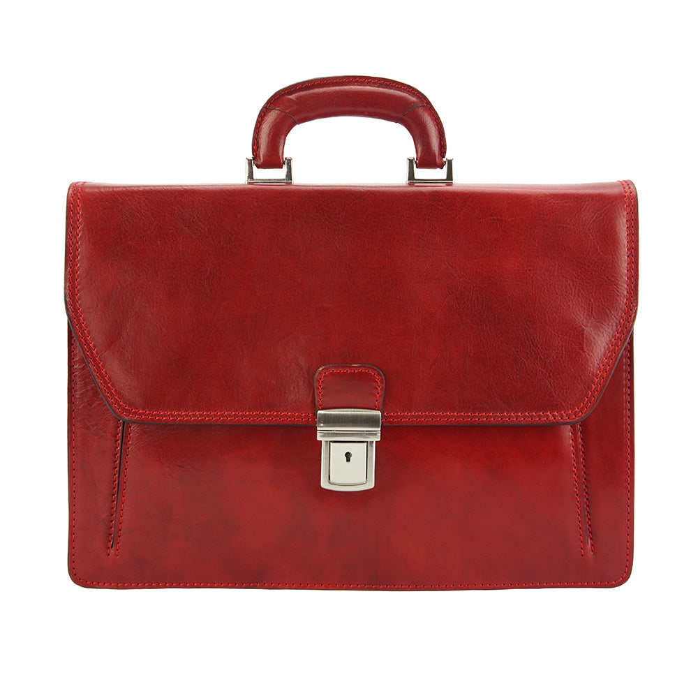 Sergio leather Mini briefcase - Made In Italy