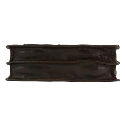 Sergio leather Mini briefcase - Made In Italy