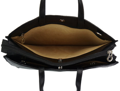 Ivano leather Tote bag - Made In Italy