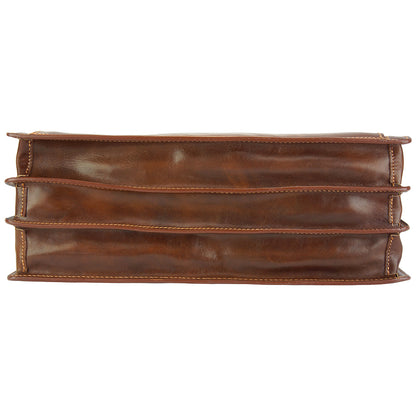 Filippo Leather Business Briefcase - Made In Italy