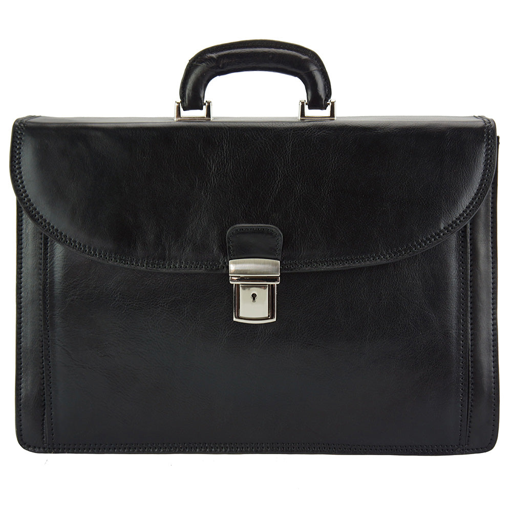 Filippo Leather Business Briefcase - Made In Italy