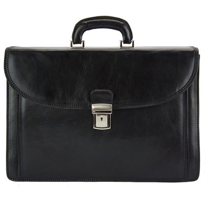Filippo Leather Business Briefcase - Made In Italy
