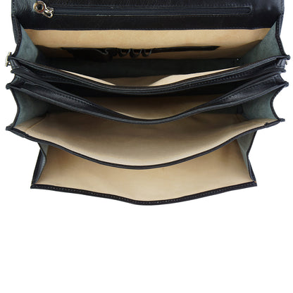 Filippo Leather Business Briefcase - Made In Italy