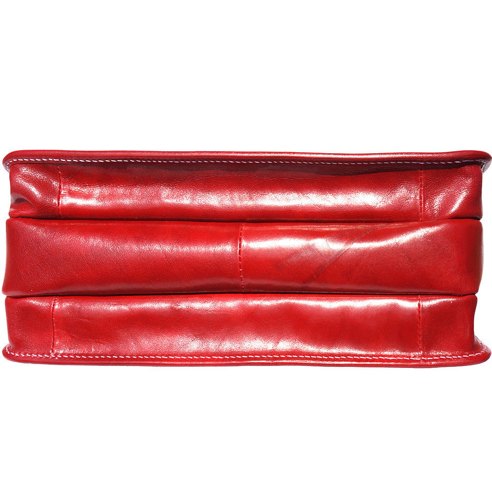 Leather briefcase with Laptop compartment inside - Made In Italy