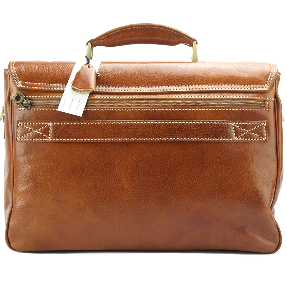 Andrea Leather Business briefcase - Made In Italy