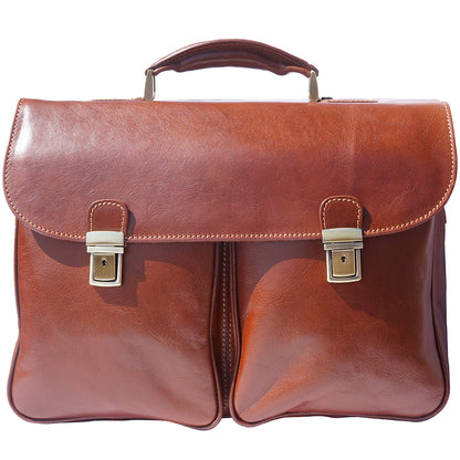 Andrea Leather Business briefcase - Made In Italy
