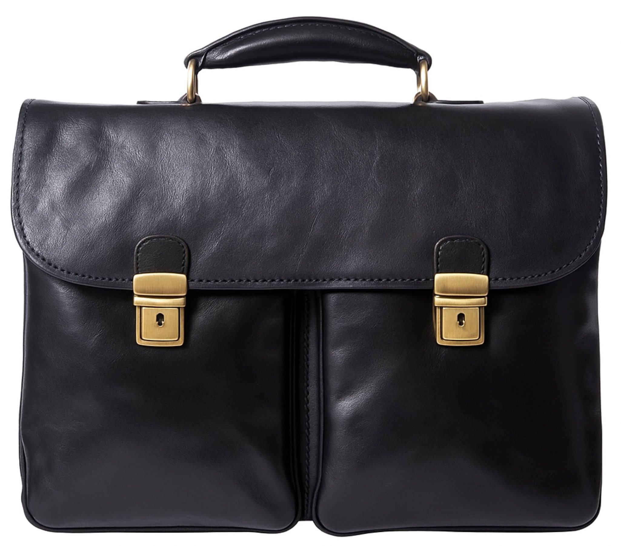 Andrea Leather Business briefcase - Made In Italy