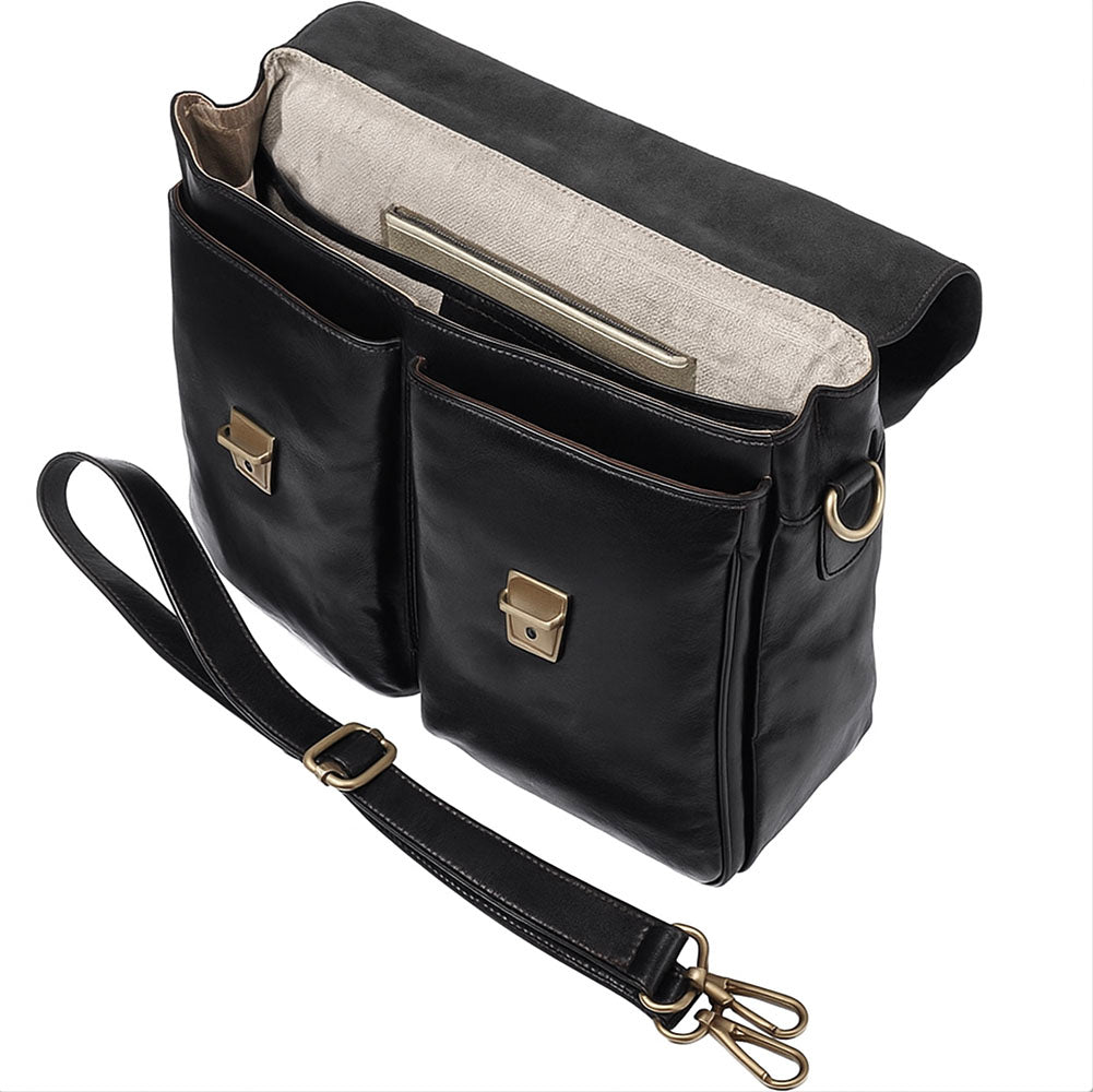 Andrea Leather Business briefcase - Made In Italy