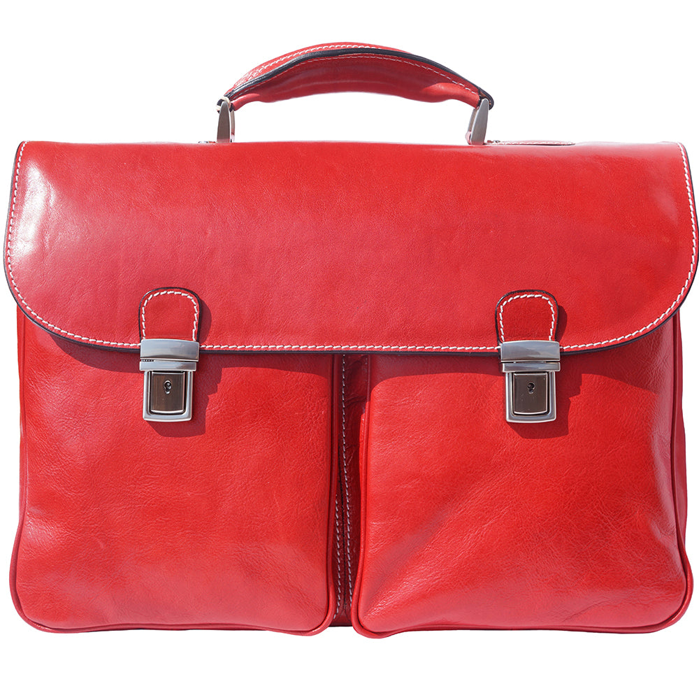 Andrea Leather Business briefcase - Made In Italy
