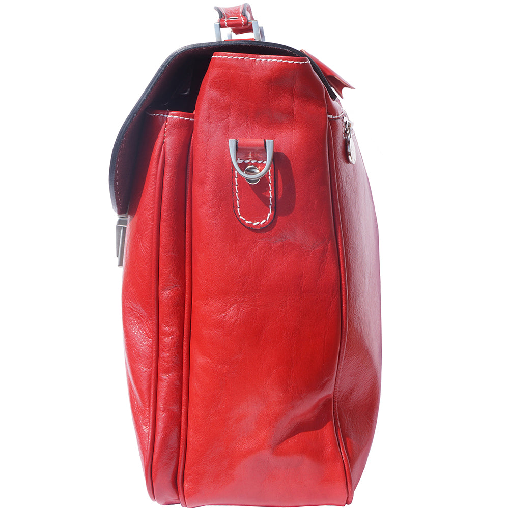 Andrea Leather Business briefcase - Made In Italy