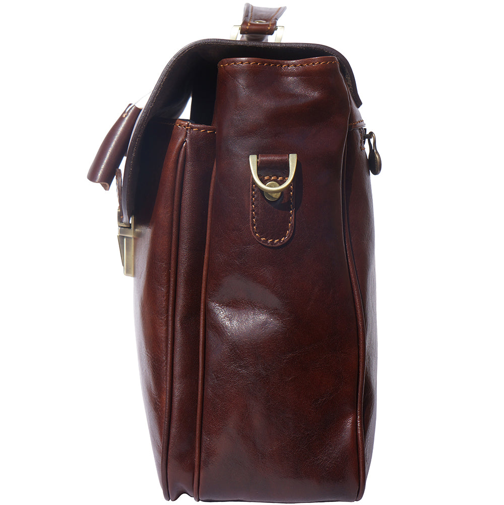 Andrea Leather Business briefcase - Made In Italy