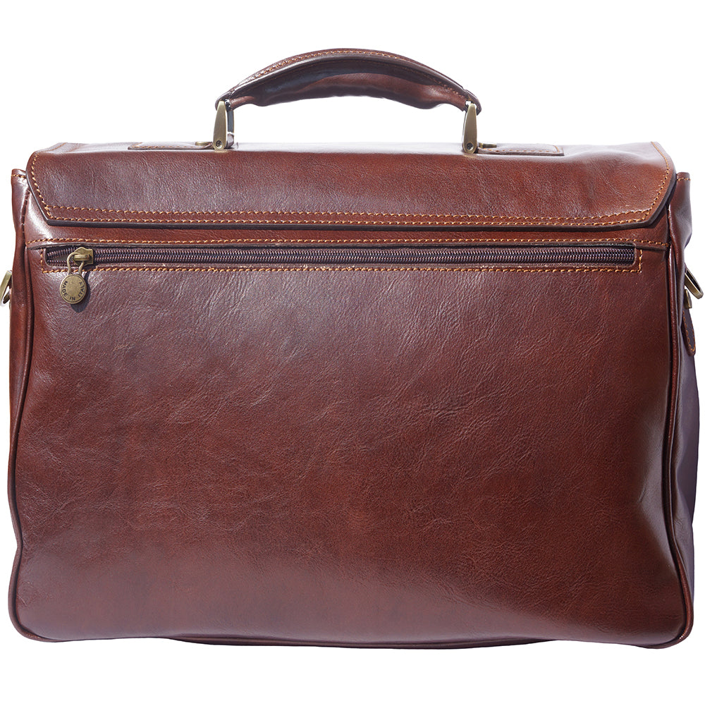 Andrea Leather Business briefcase - Made In Italy