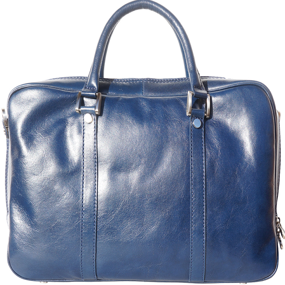 Gianpaolo leather briefcase - Made In Italy