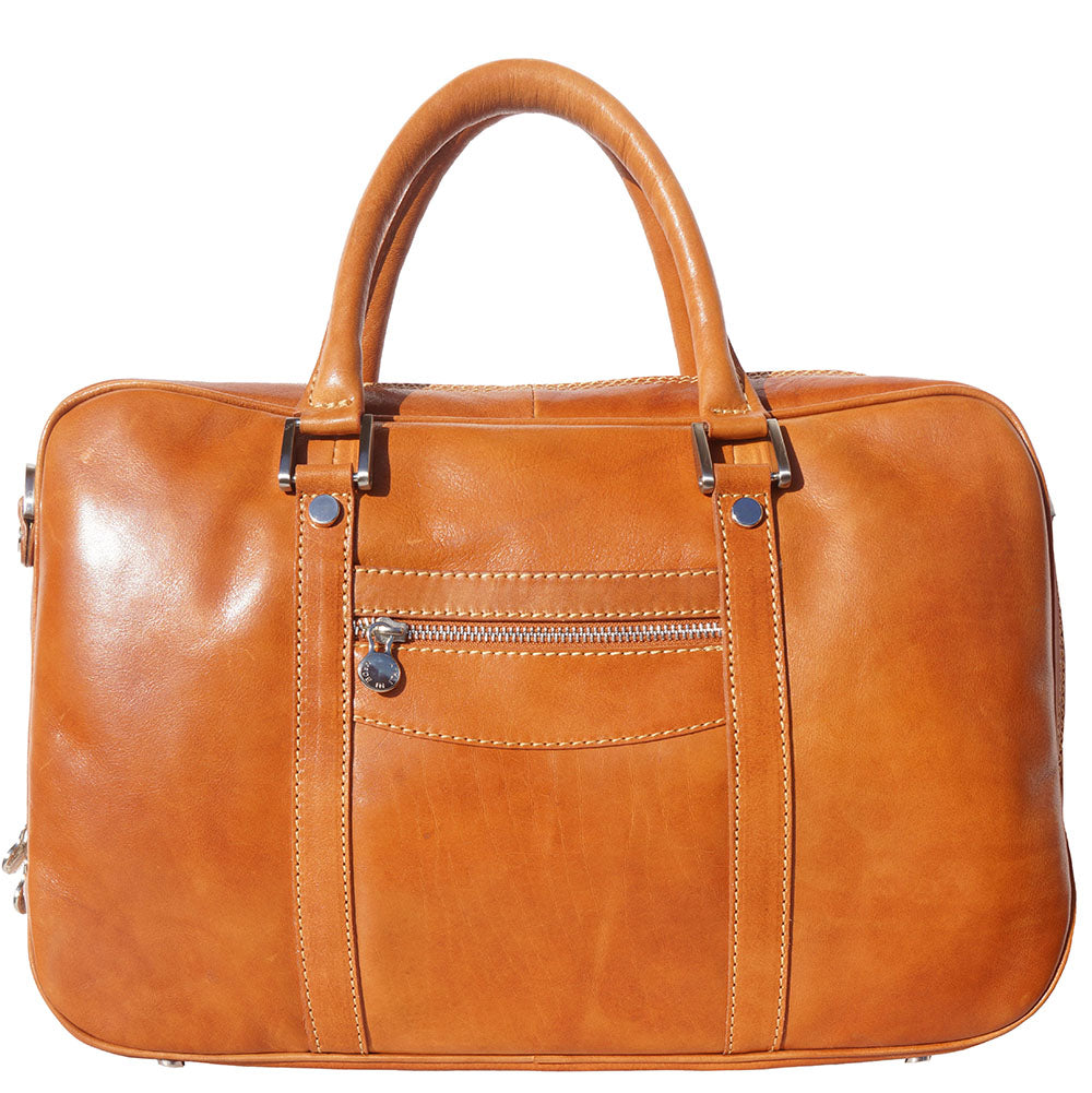 Gianpaolo leather briefcase - Made In Italy
