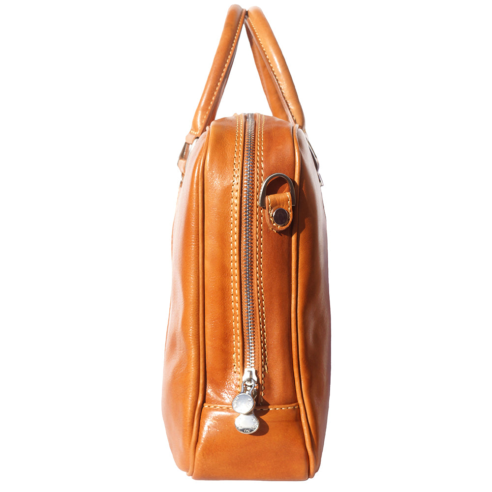Gianpaolo leather briefcase - Made In Italy
