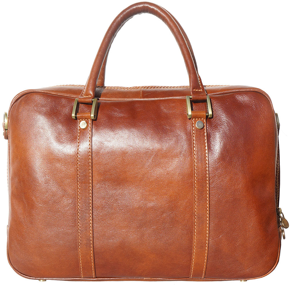 Gianpaolo leather briefcase - Made In Italy