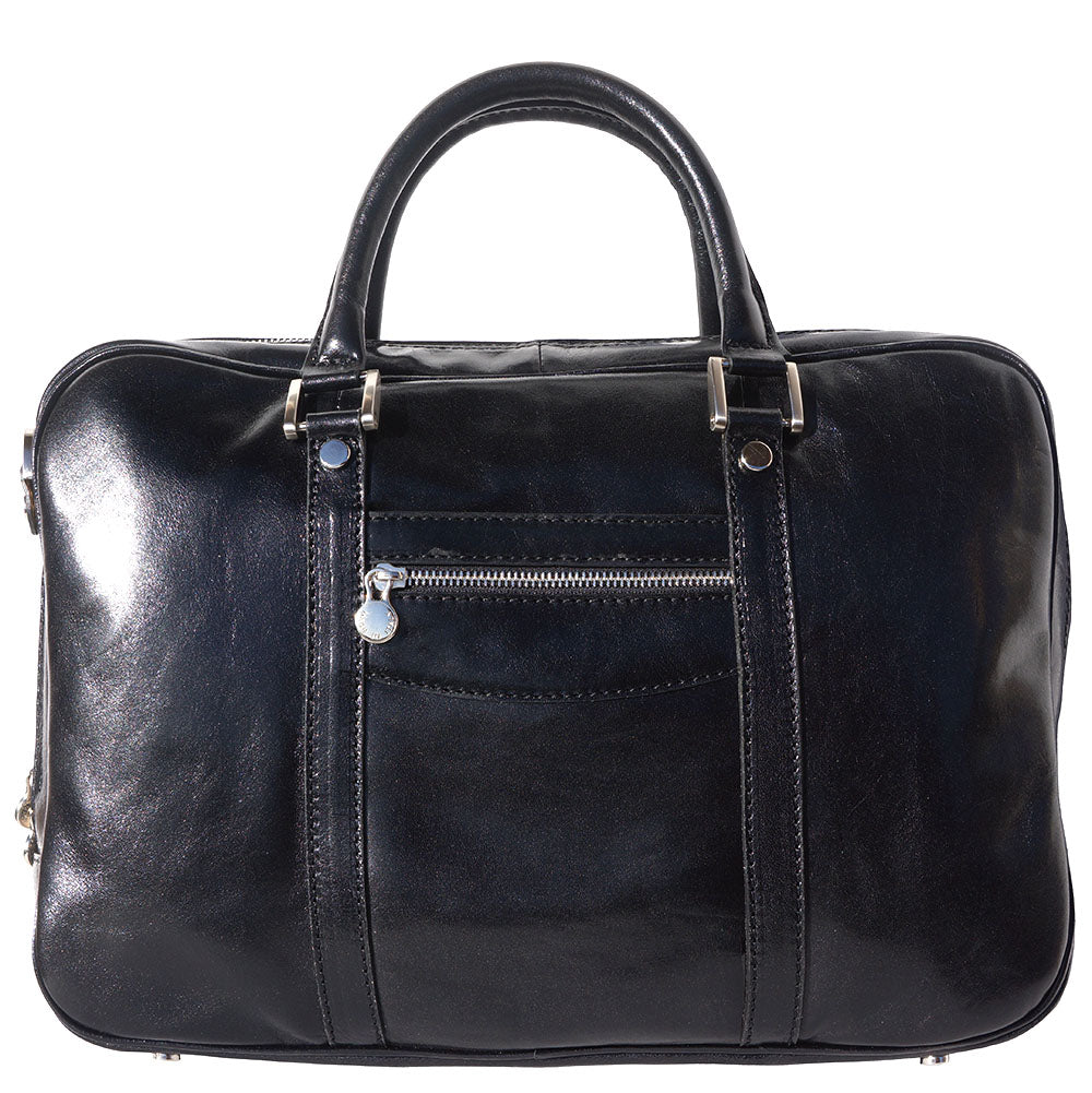 Gianpaolo leather briefcase - Made In Italy