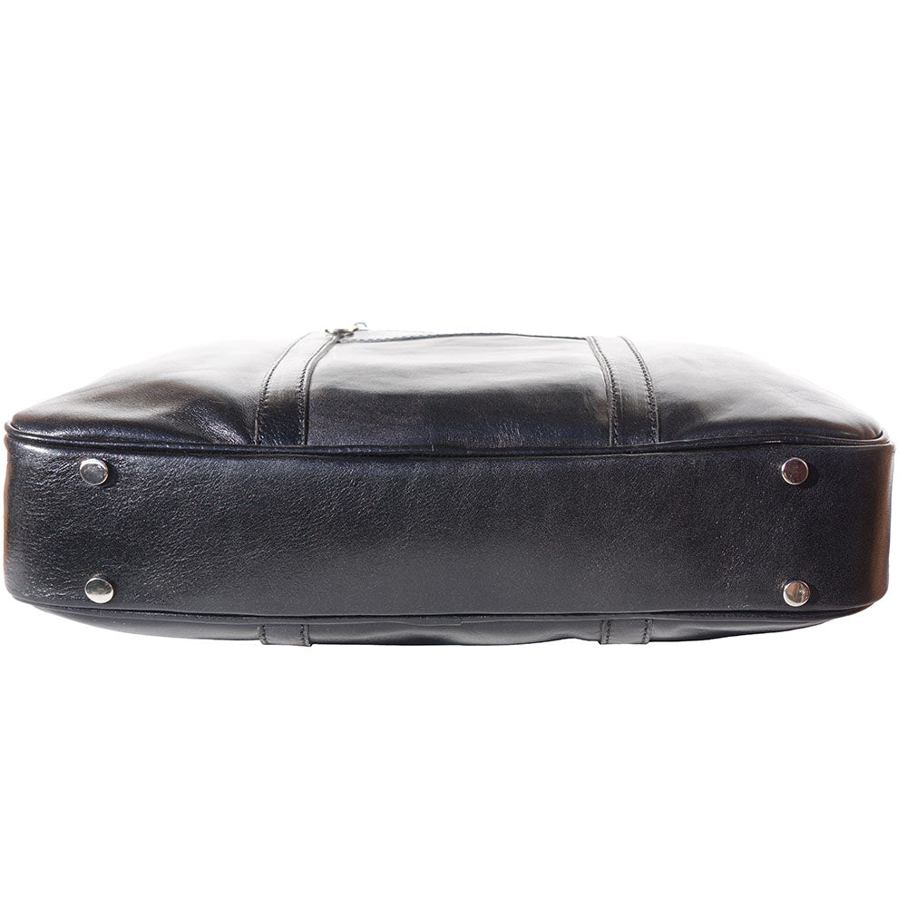 Gianpaolo leather briefcase - Made In Italy