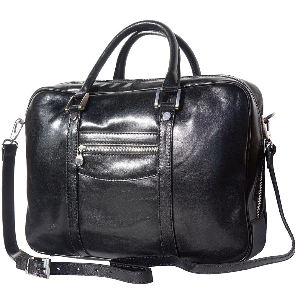 Gianpaolo leather briefcase - Made In Italy