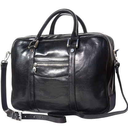 Gianpaolo leather briefcase - Made In Italy
