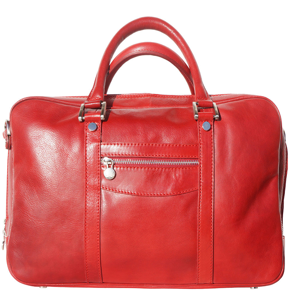 Gianpaolo leather briefcase - Made In Italy