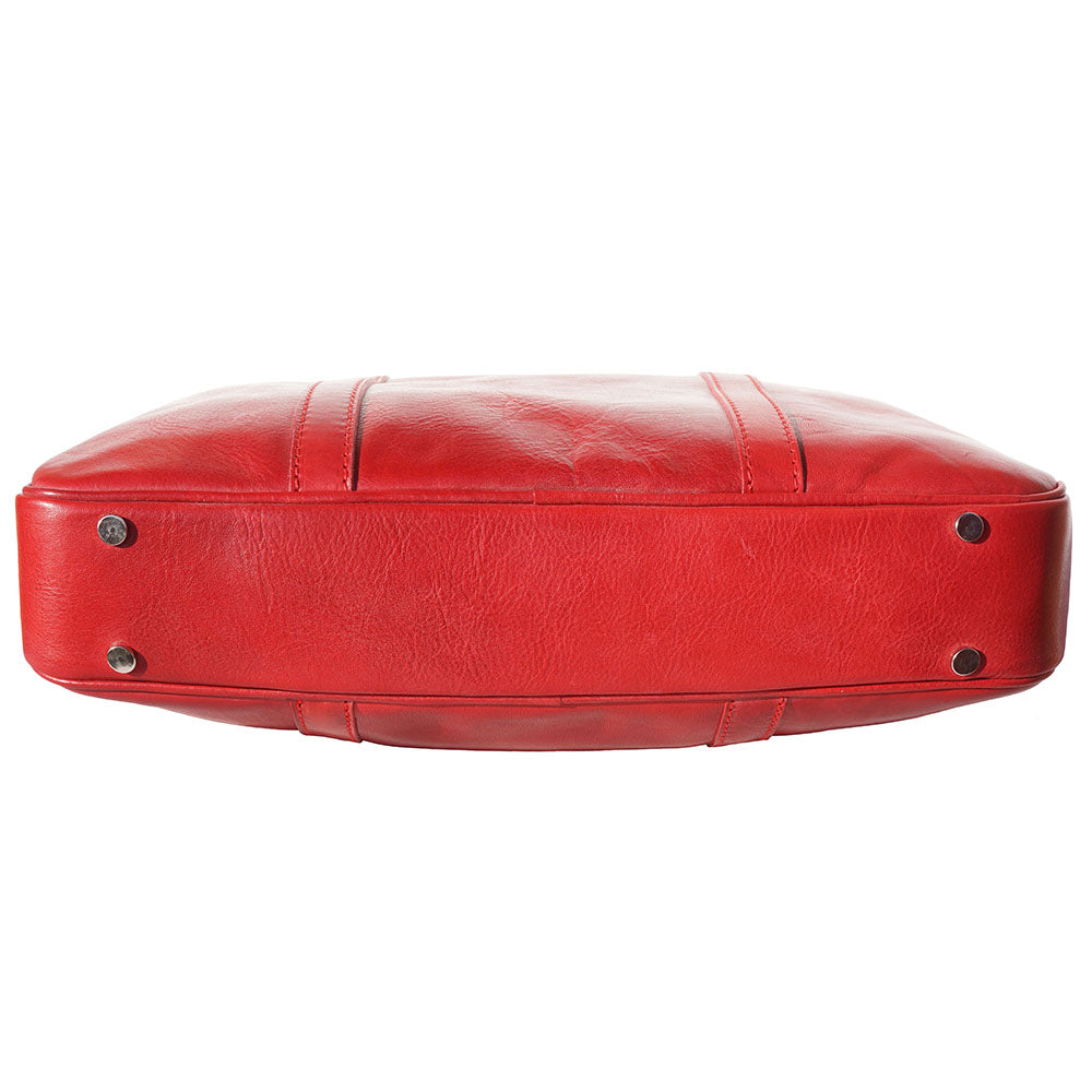 Gianpaolo leather briefcase - Made In Italy
