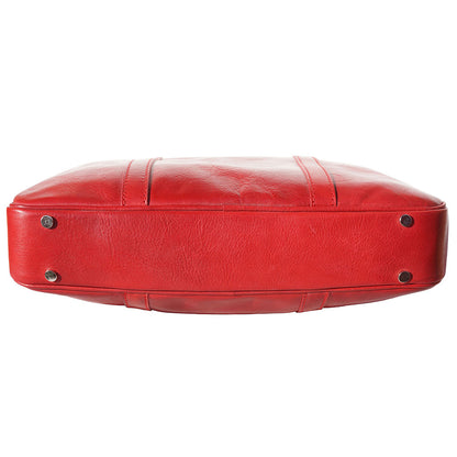 Gianpaolo leather briefcase - Made In Italy