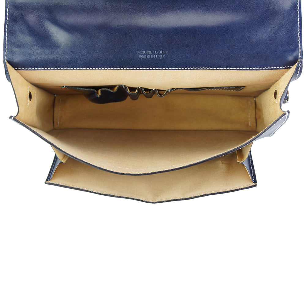 Corrado Leather Briefcase - Made In Italy