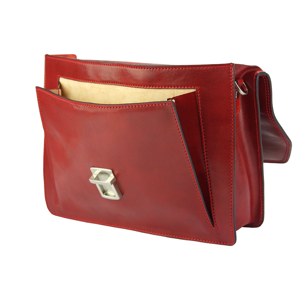 Corrado Leather Briefcase - Made In Italy