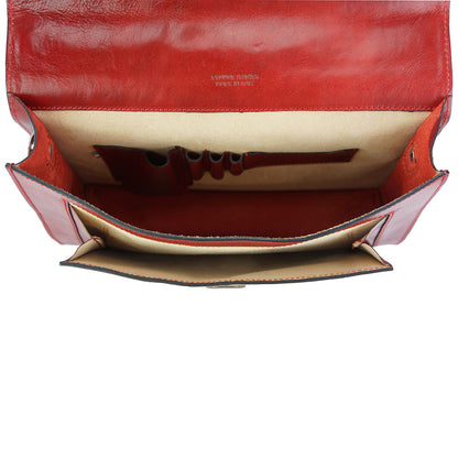Corrado Leather Briefcase - Made In Italy