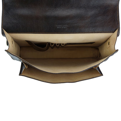 Corrado Leather Briefcase - Made In Italy