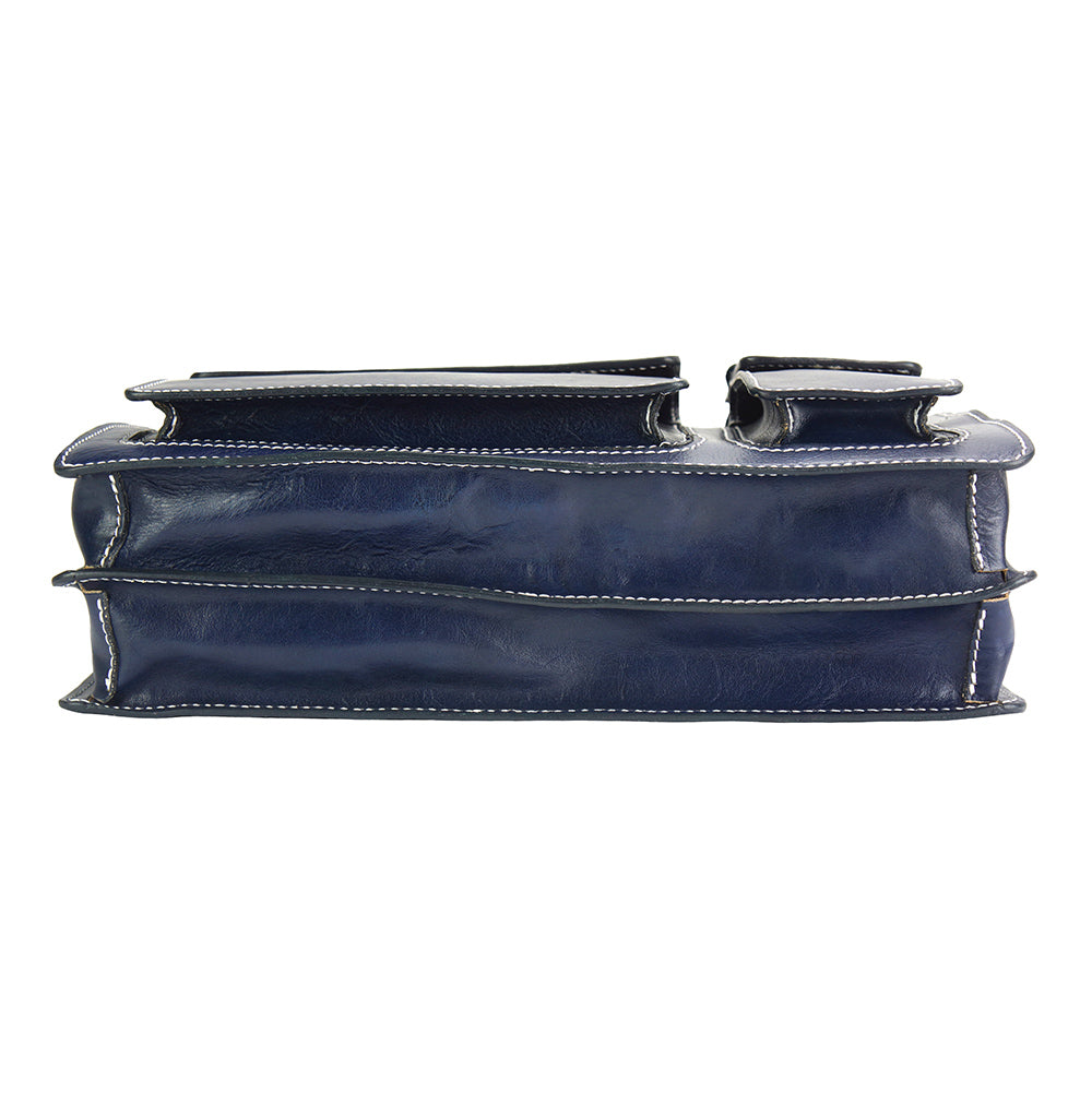 Daniele leather briecase - Made In Italy