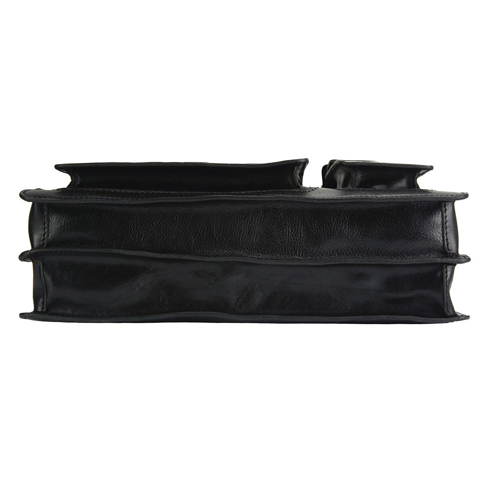 Daniele leather briecase - Made In Italy
