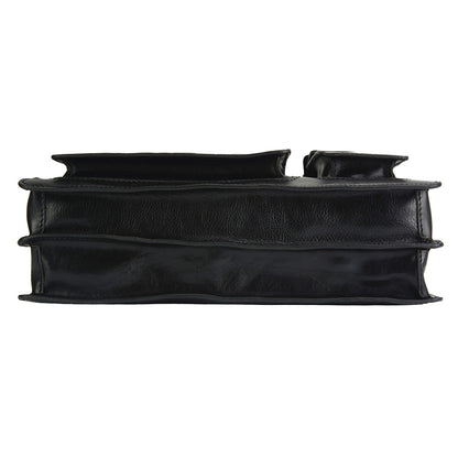 Daniele leather briecase - Made In Italy