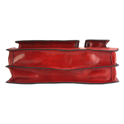 Daniele leather briecase - Made In Italy