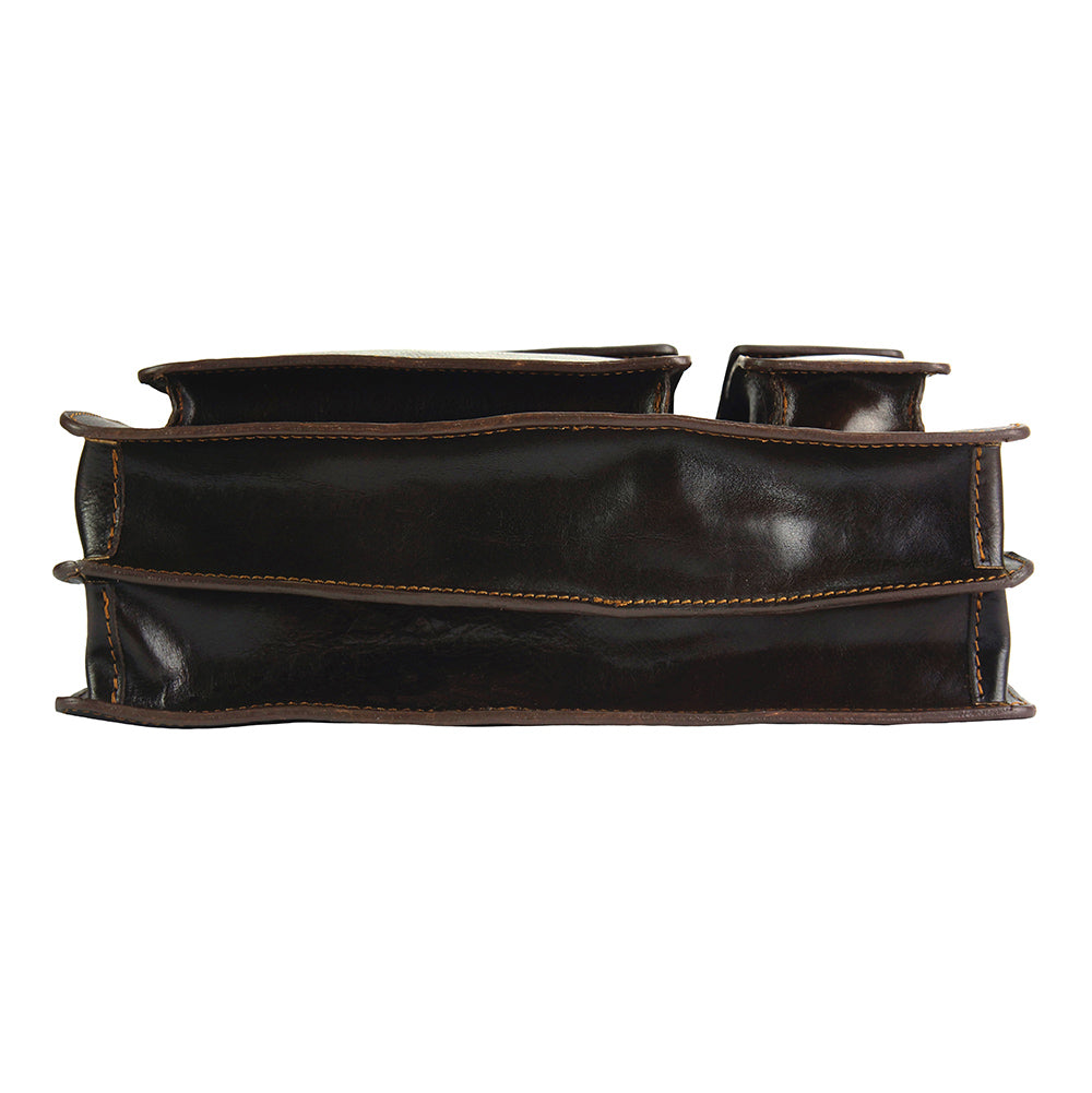 Daniele leather briecase - Made In Italy