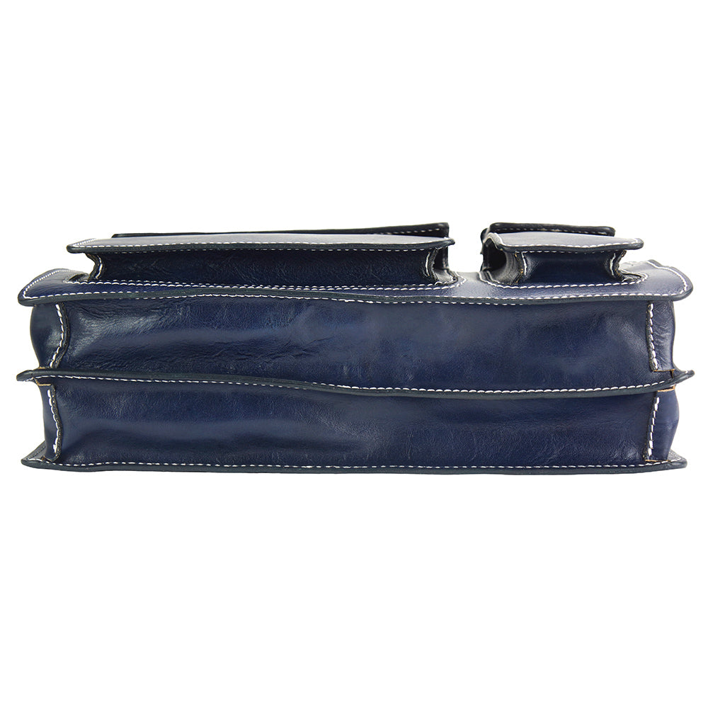 Daniele GM leather briecase - Made In Italy