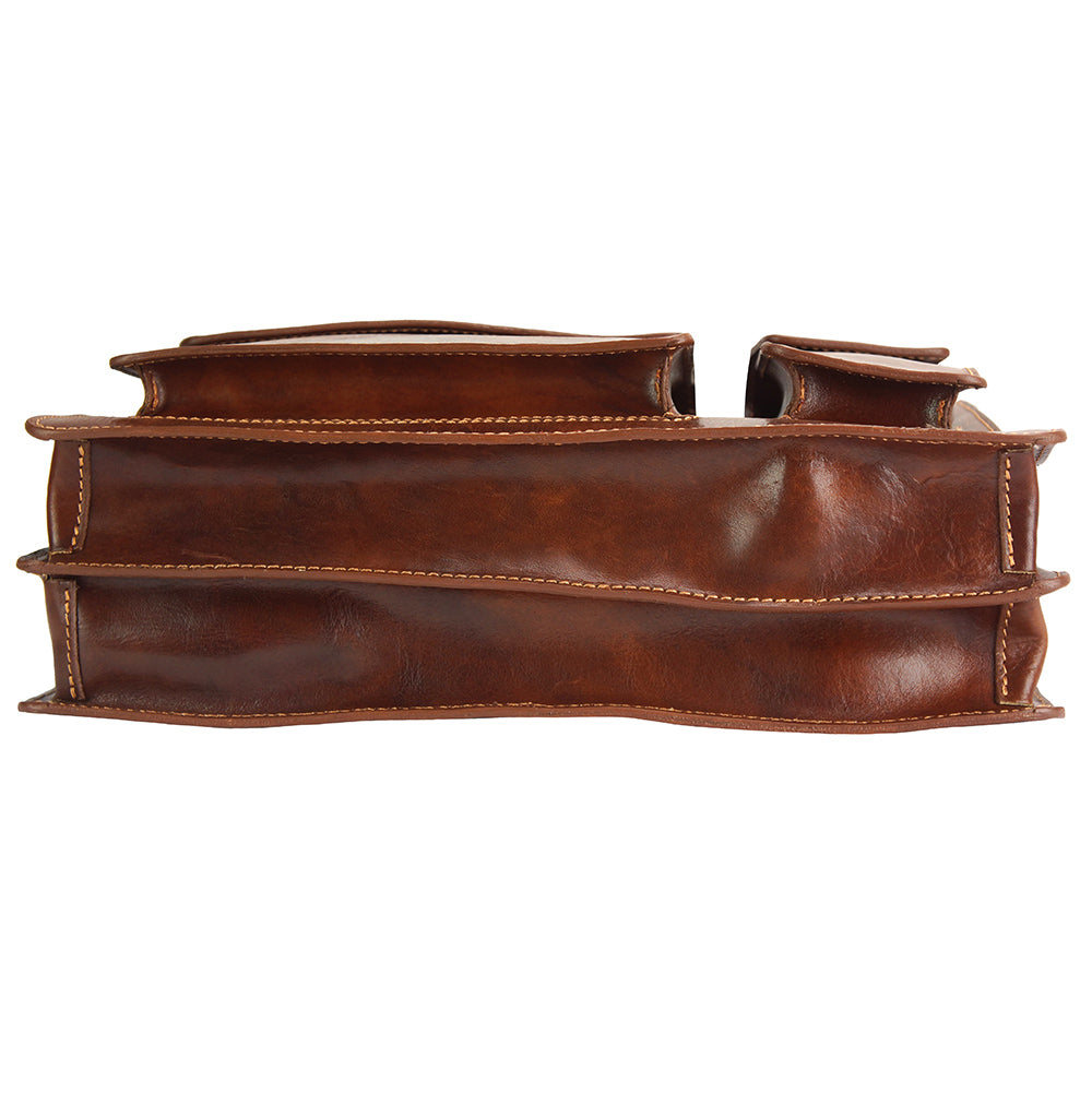 Daniele GM leather briecase - Made In Italy