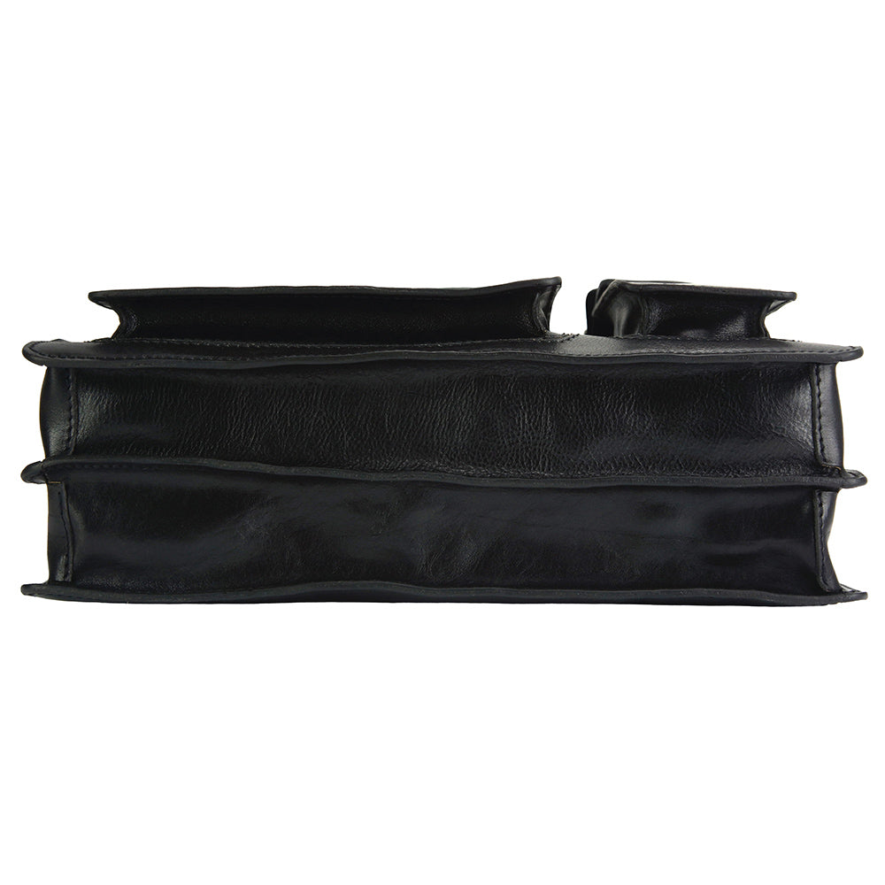 Daniele GM leather briecase - Made In Italy