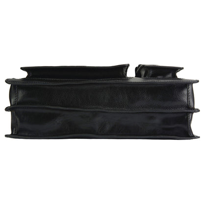 Daniele GM leather briecase - Made In Italy