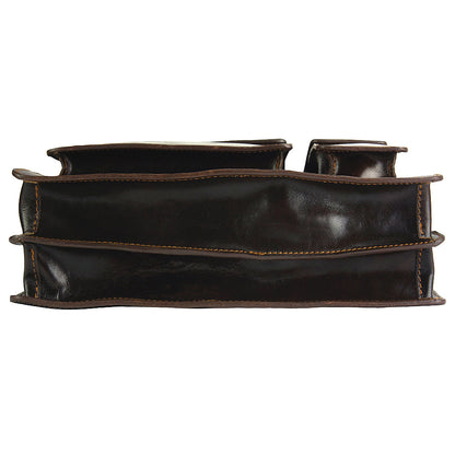 Daniele GM leather briecase - Made In Italy